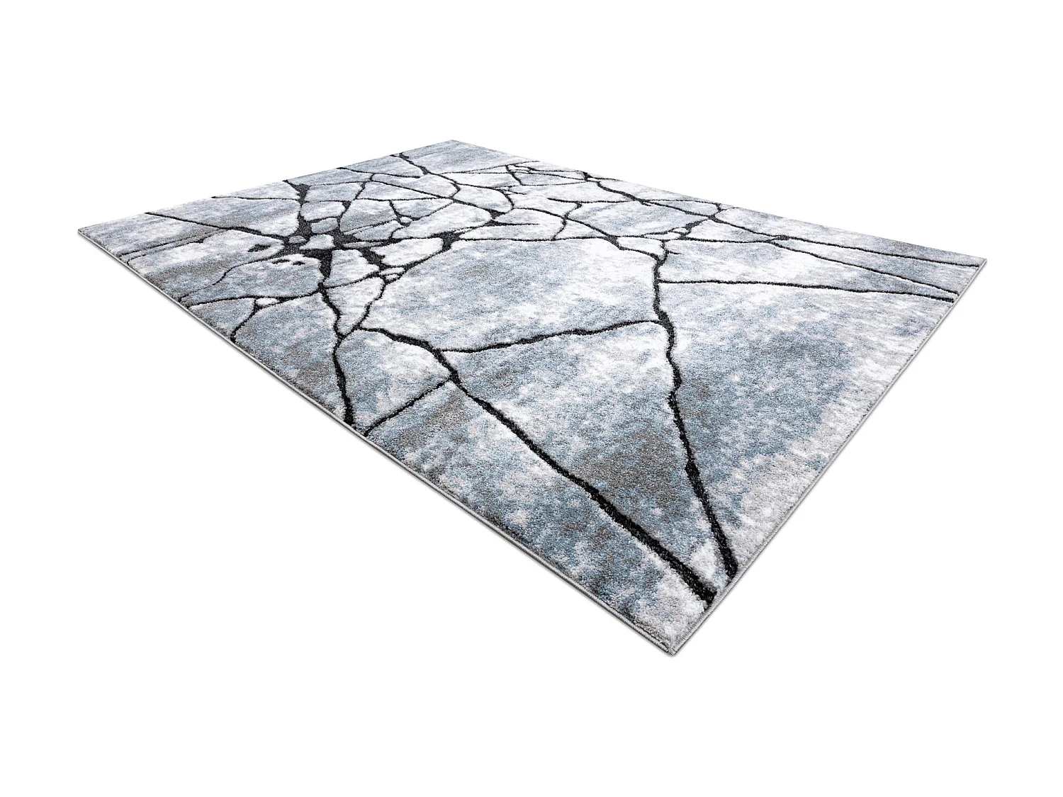 Tapis moderne COZY 8873 Cracks, béton fissuré - Structural deux nive 80x150 cm