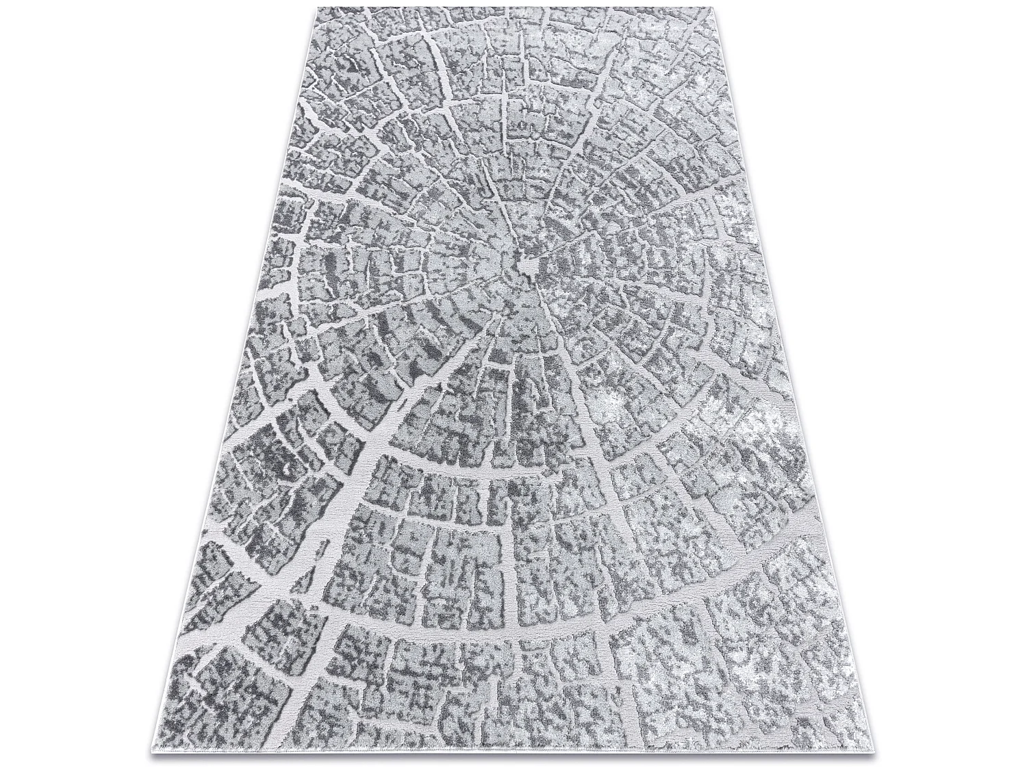 Modern MEFE Teppich 6185 Baum Holz - Strukturell zwei Ebenen aus Vlies 140x190 cm