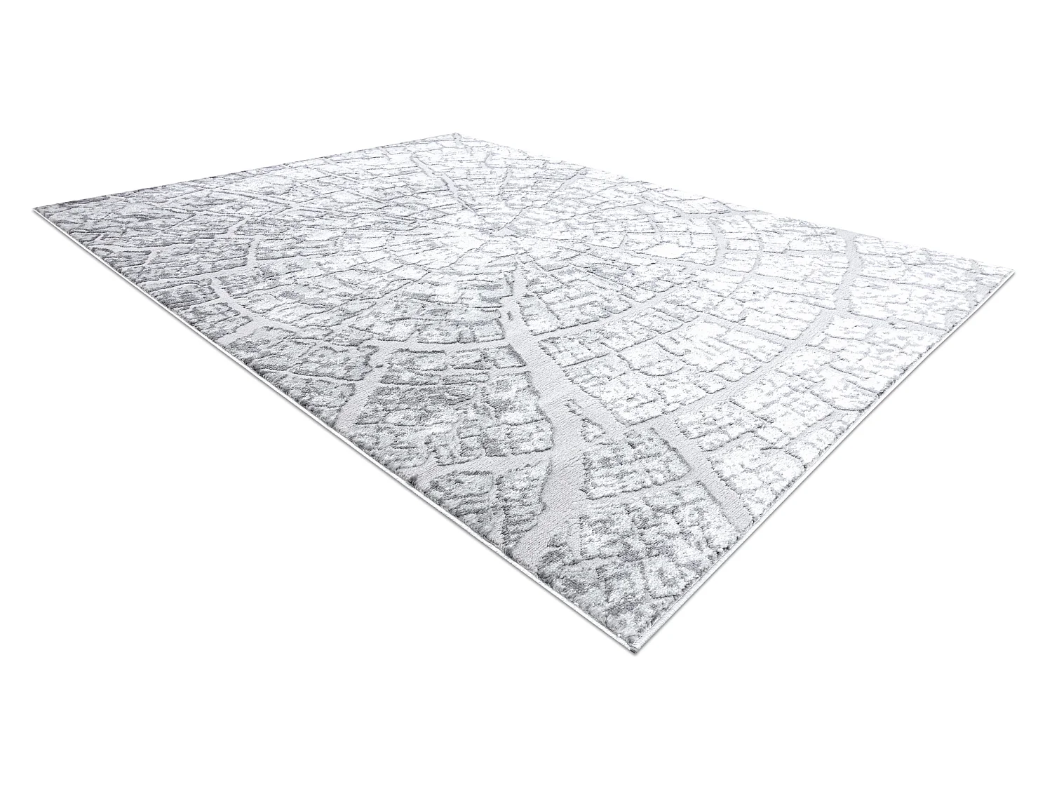 Modern MEFE Teppich 6185 Baum Holz - Strukturell zwei Ebenen aus Vlies 140x190 cm