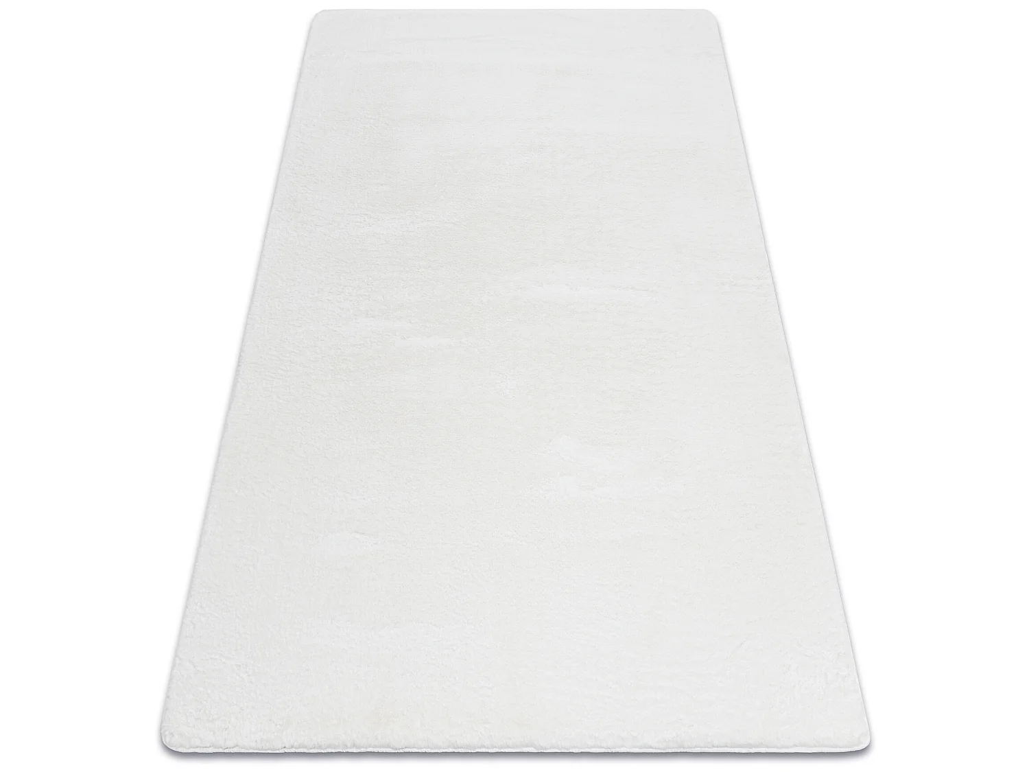 Modern wastapijt POSH shaggy, pluche, dik anti-slip ivoor 80x150 cm