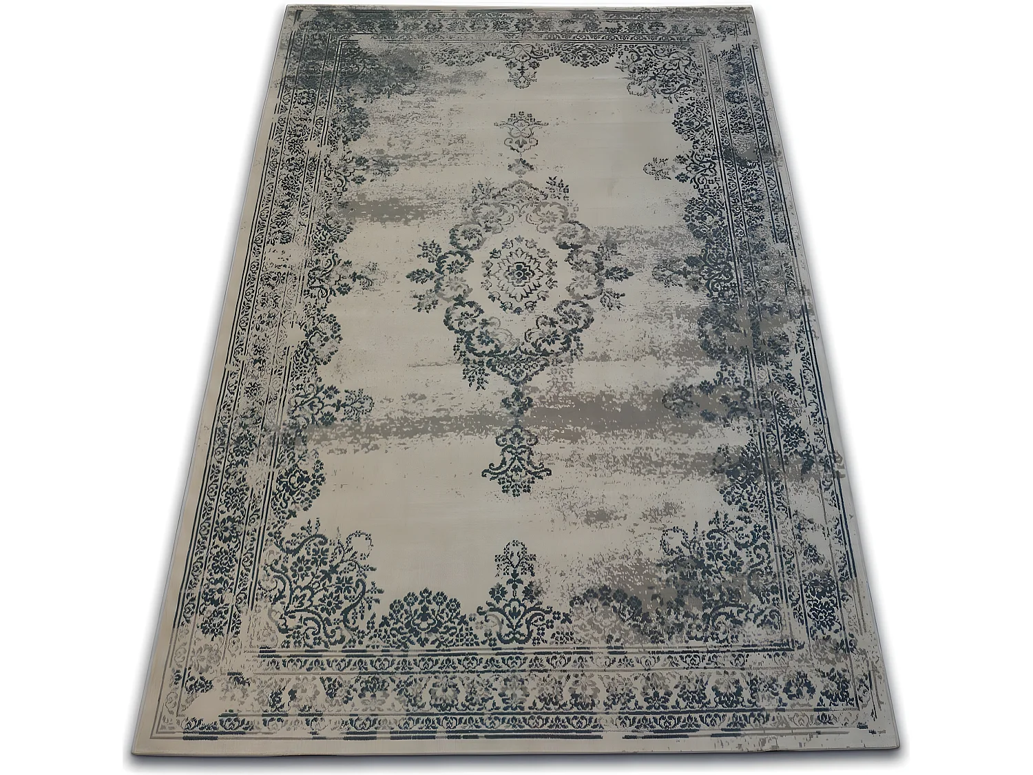Tapis Vintage Rosette 22206/085 gris 140x200 cm