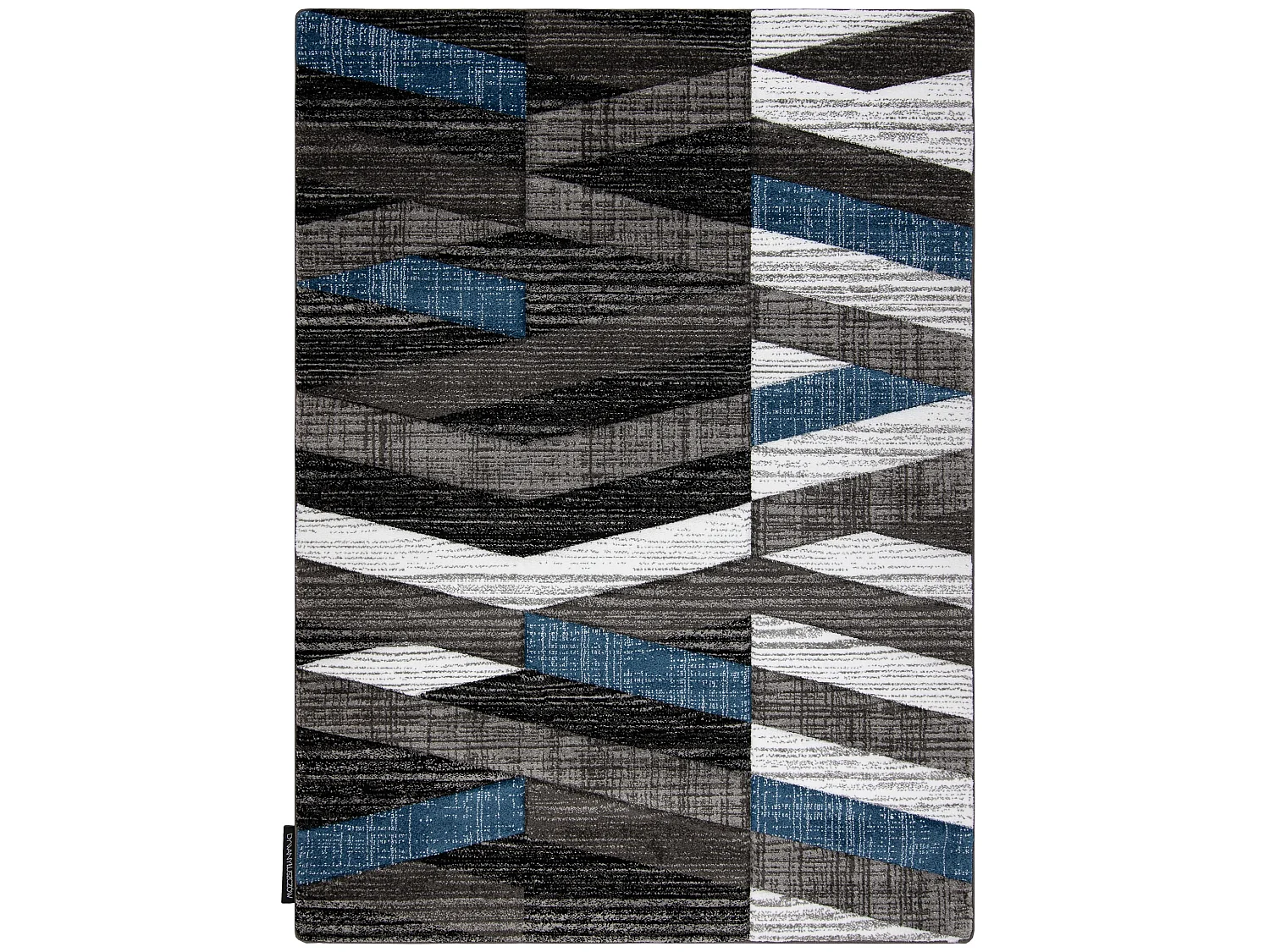 Tapis ALTER Bax des rayures bleu 120x170 cm