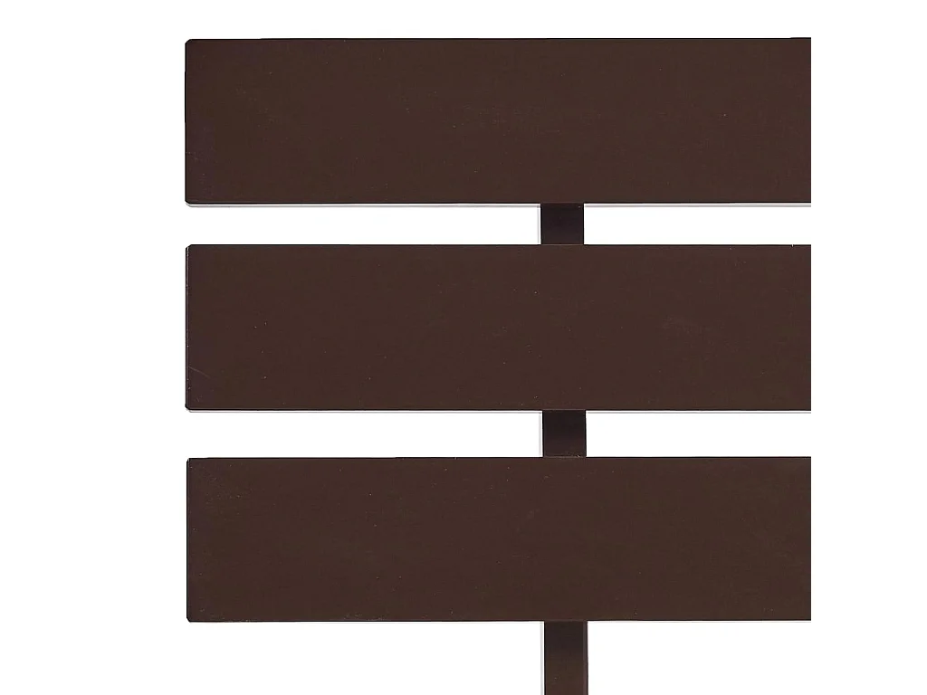 Lit-90x200 cm Marron foncéé Bois de pin massif EGGB92330
