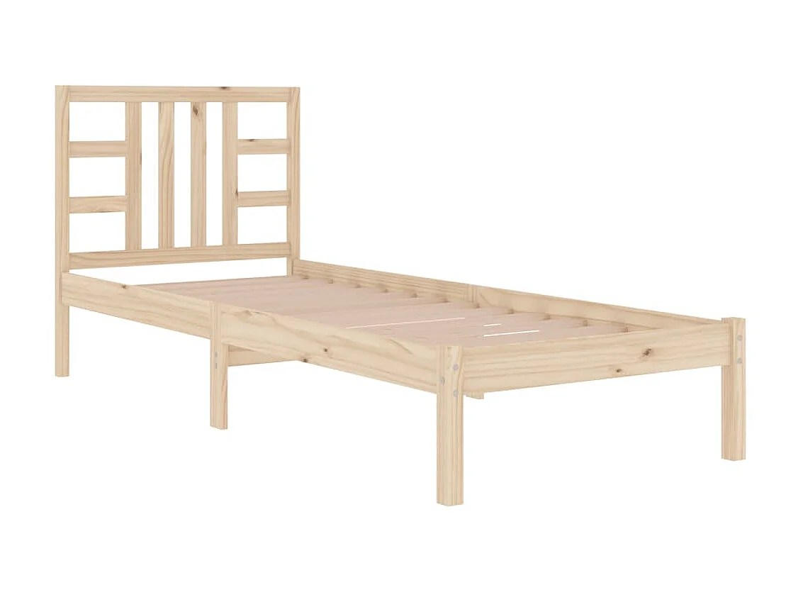 Lit-90x190 cm bois massif simple EGGB68042
