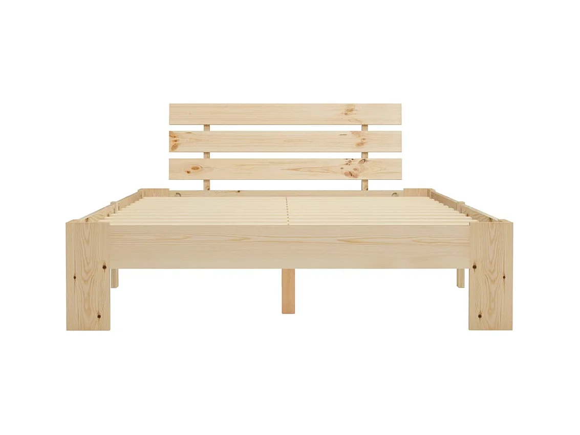 Lit-120x200 cm Bois de pin massif EGGB43759