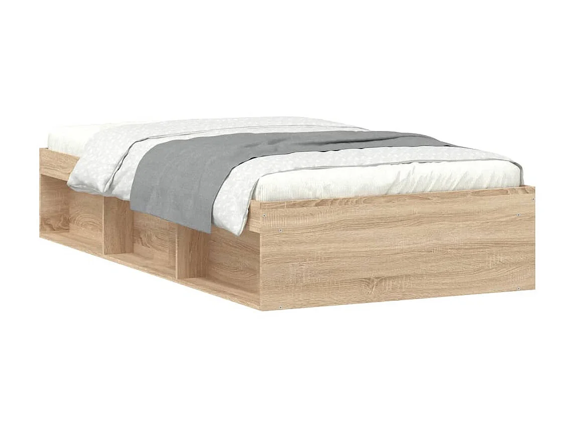 Bedframe sonoma eikenkleurig 100x200 cm NL82699