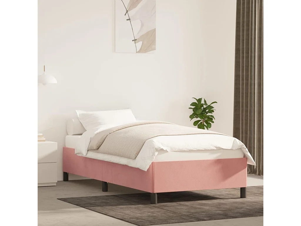Lit-80x200 cm Rose Velours EGGB54399