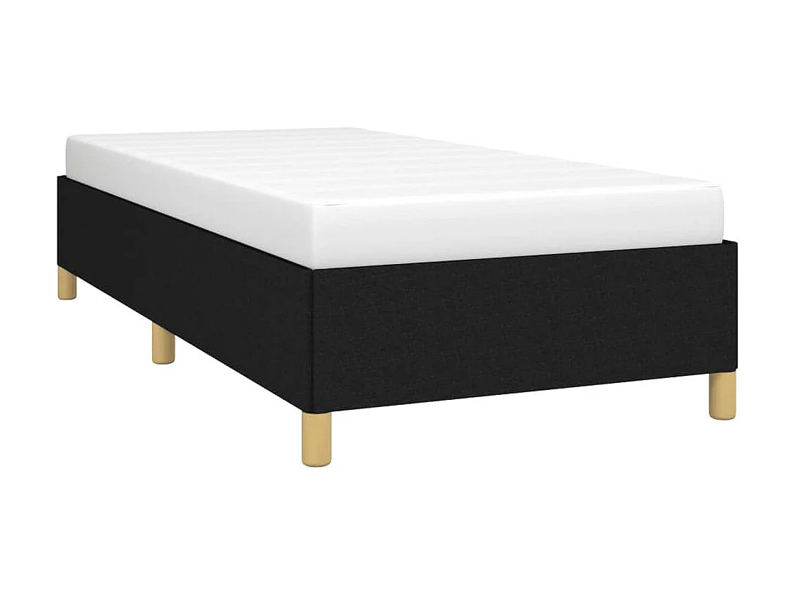 Lit-100x200 cm Noir Tissu EGGB46287