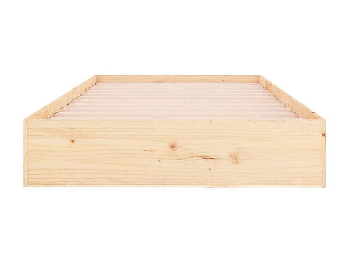 Lit-100x200 cm bois massif EGGB40302