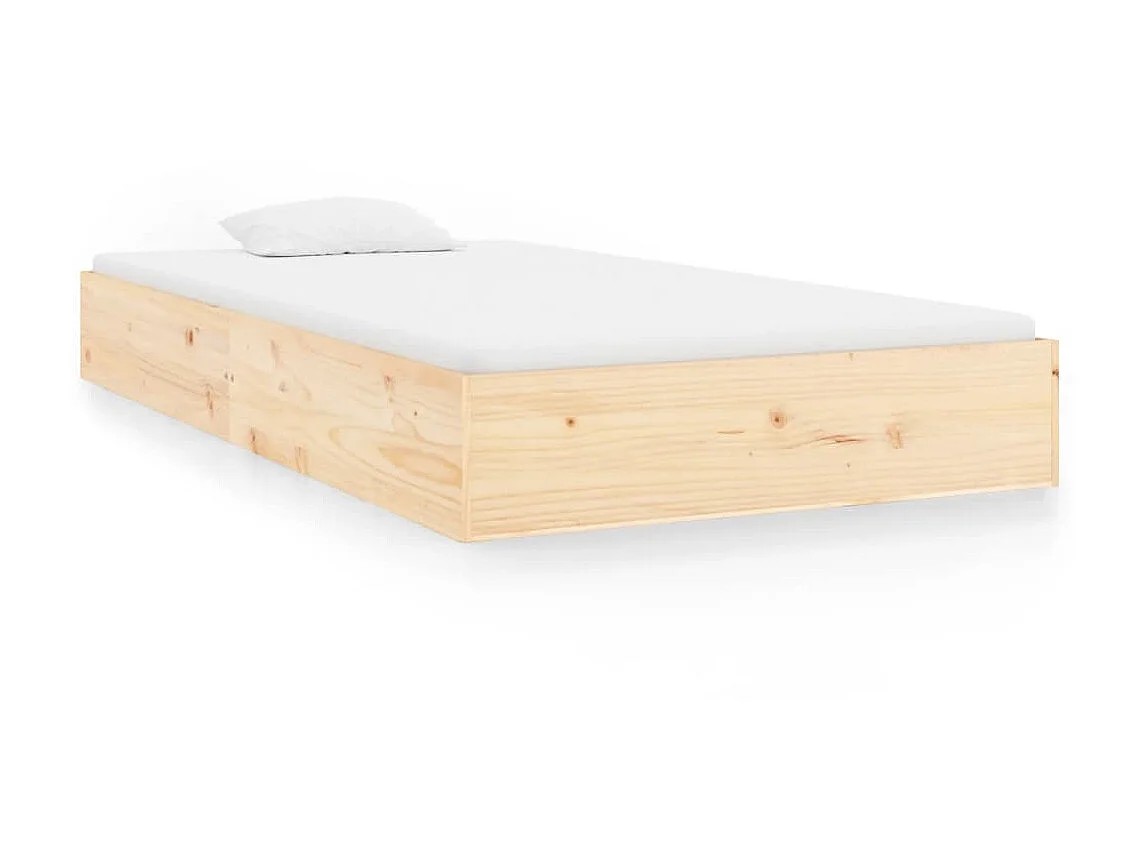 Lit-100x200 cm bois massif EGGB40302