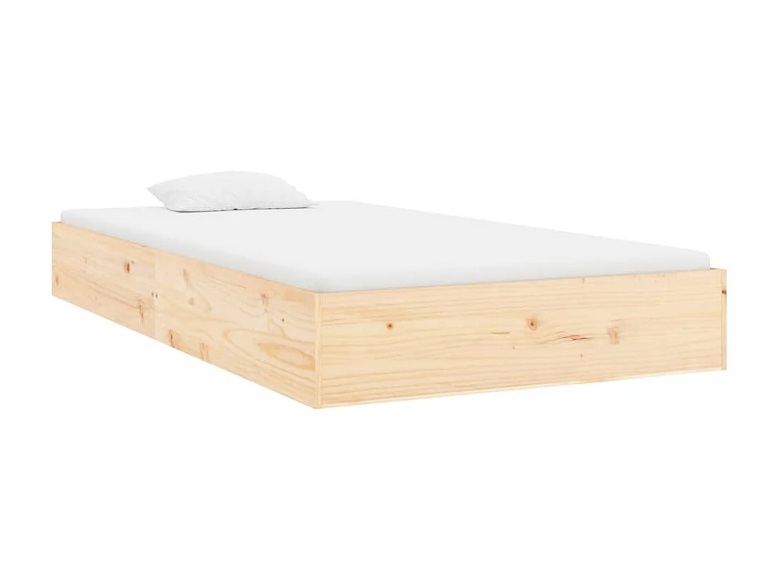 Lit-100x200 cm bois massif EGGB40302