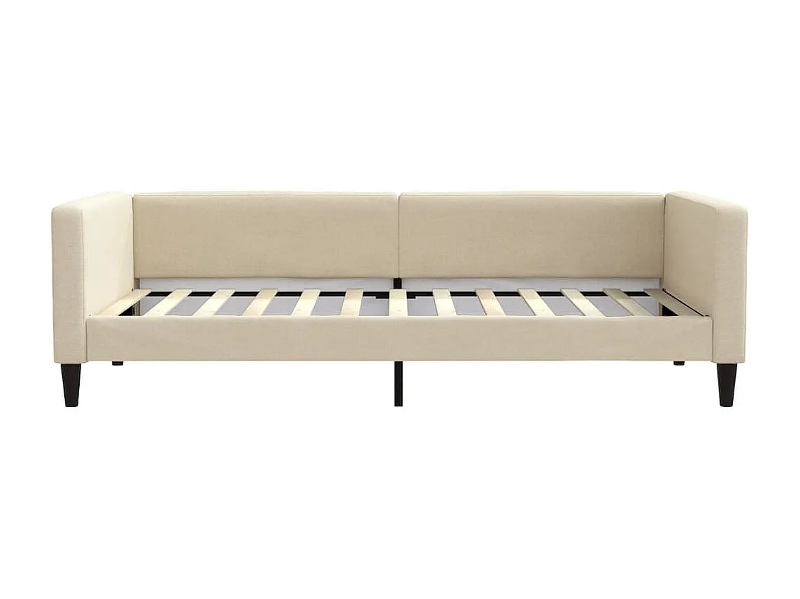 Lit-100x200 cm de repos crème tissu EGGB71942