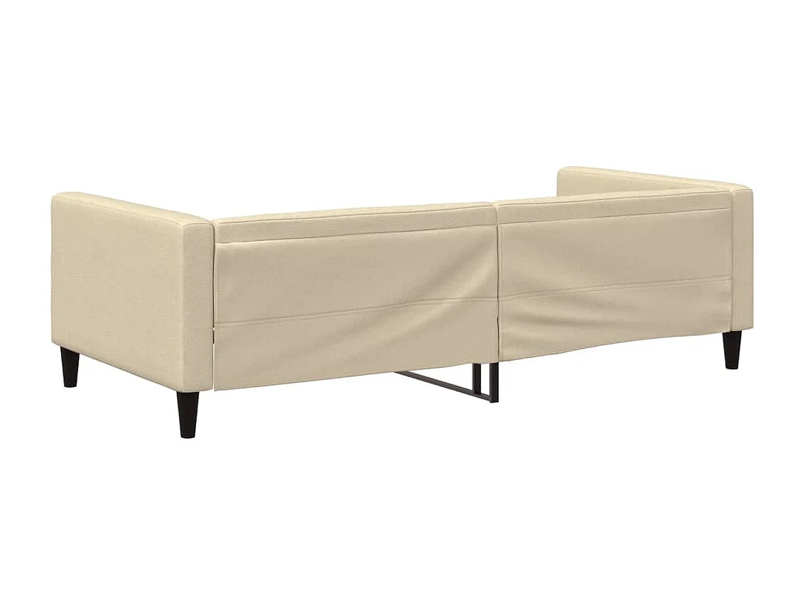 Lit-100x200 cm de repos crème tissu EGGB71942