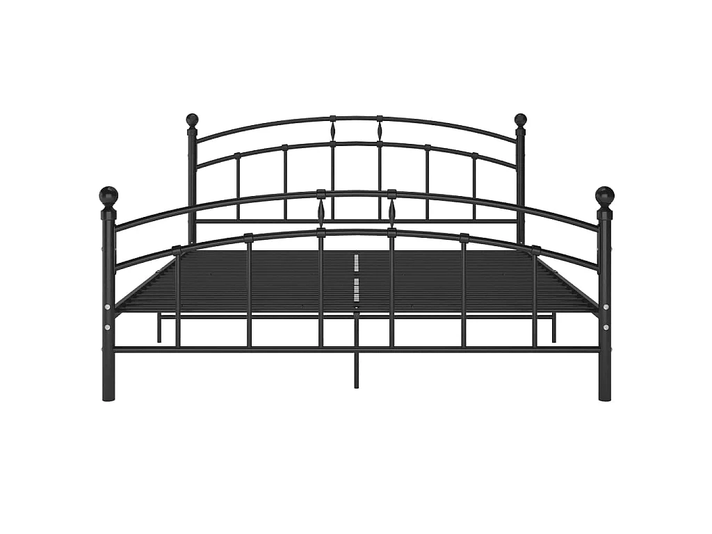 Bedframe metaal zwart 160x200 cm NL43007