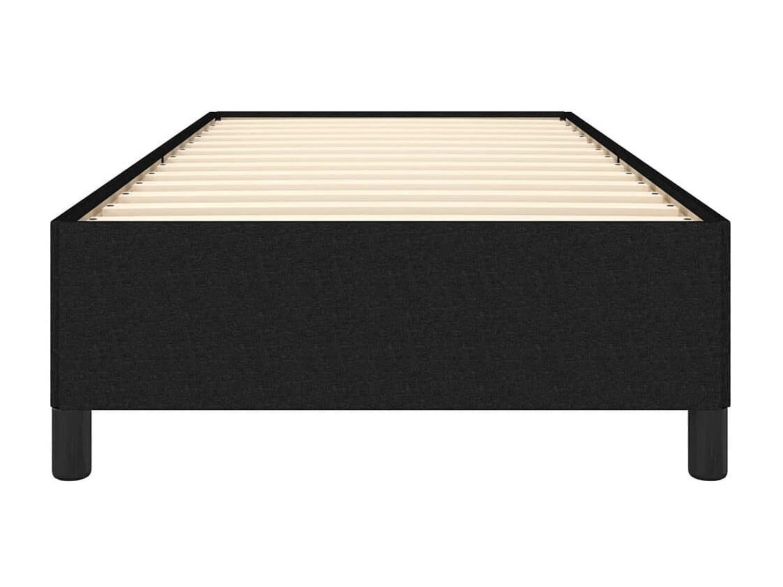 Lit-100x200 cm Noir Tissu EGGB97617