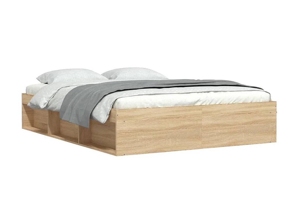 Lit-140x190 cm chêne sonoma EGGB62889