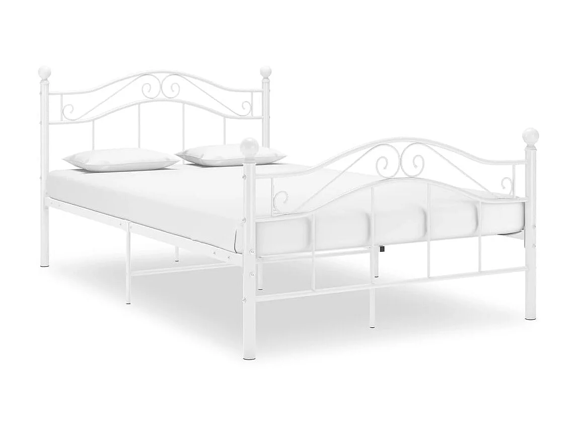 Bedframe metaal wit 120x200 cm NL26943