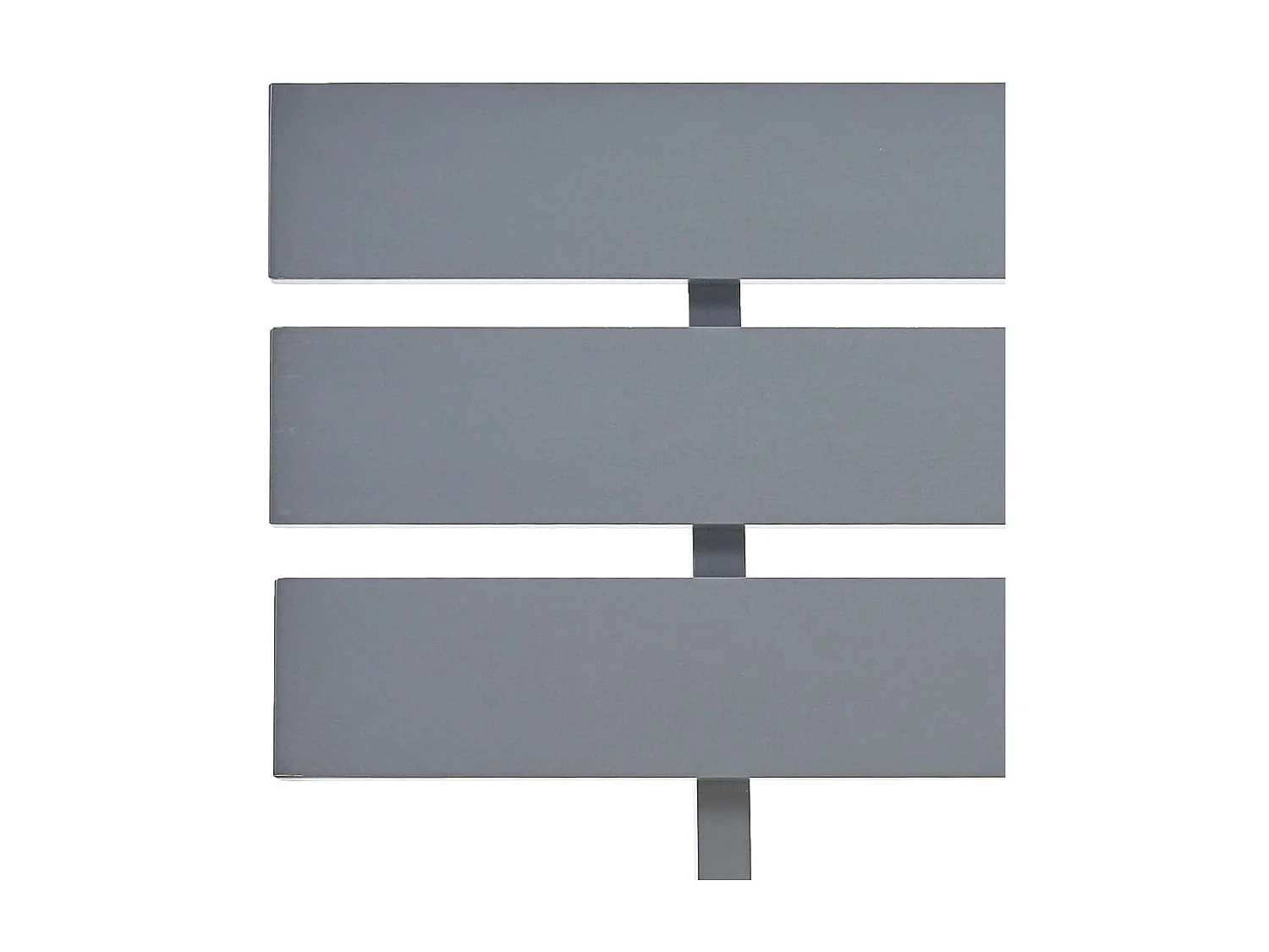 Cama 180x200 cm de madera maciza de pino gris ES93567