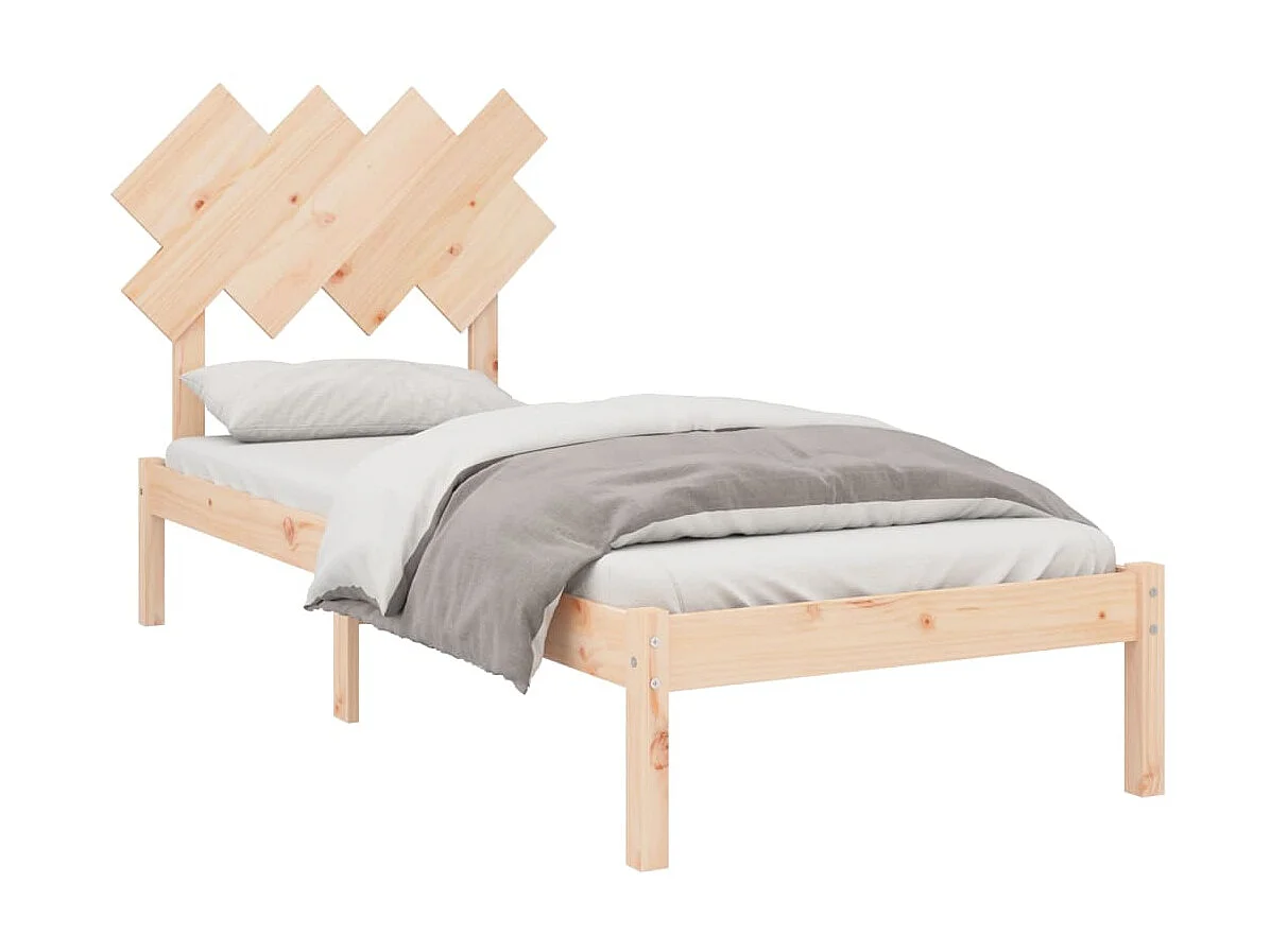 Cama 90x200 cm madera maciza ES17281