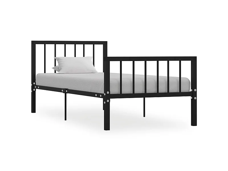 Bedframe metaal zwart 90x200 cm NL29316