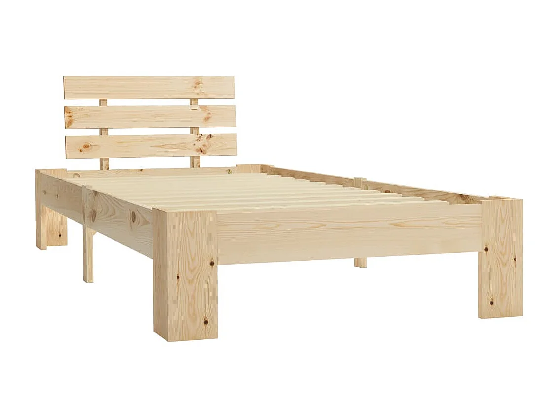 Bedframe massief grenenhout 100x200 cm NL25346