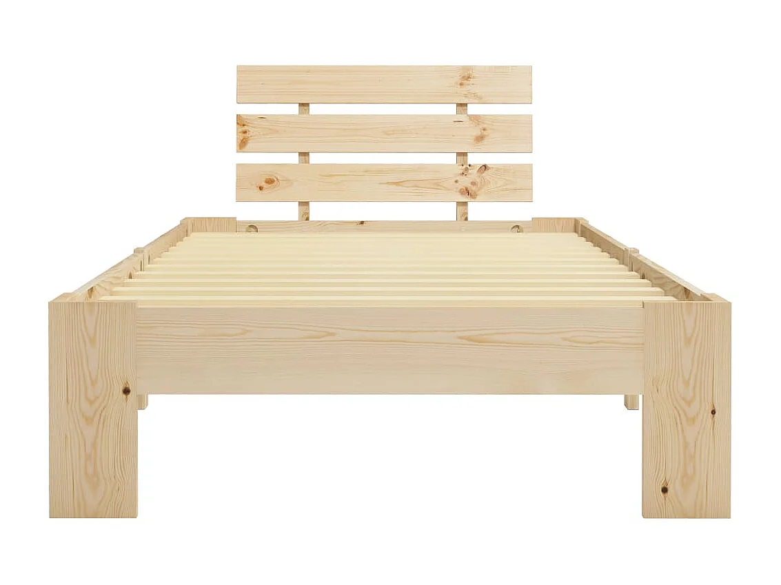 Cama 100x200 cm pinho maciço PT636233