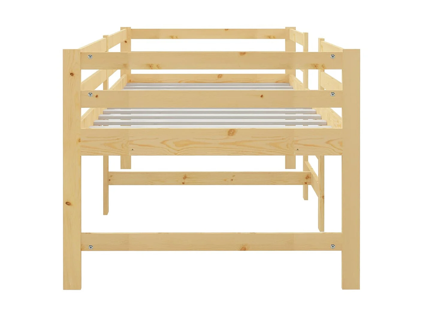 Lit-90x200 cm Bois de pin massif EGGB42674