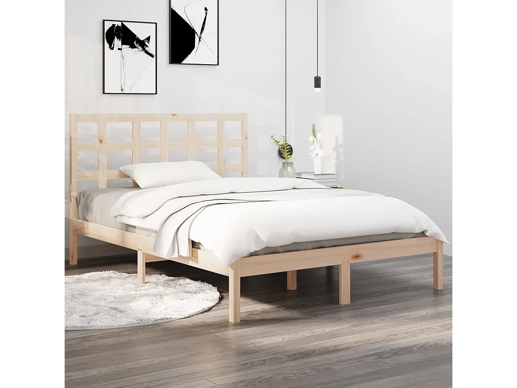 Bedframe massief hout 140x200 cm NL33864