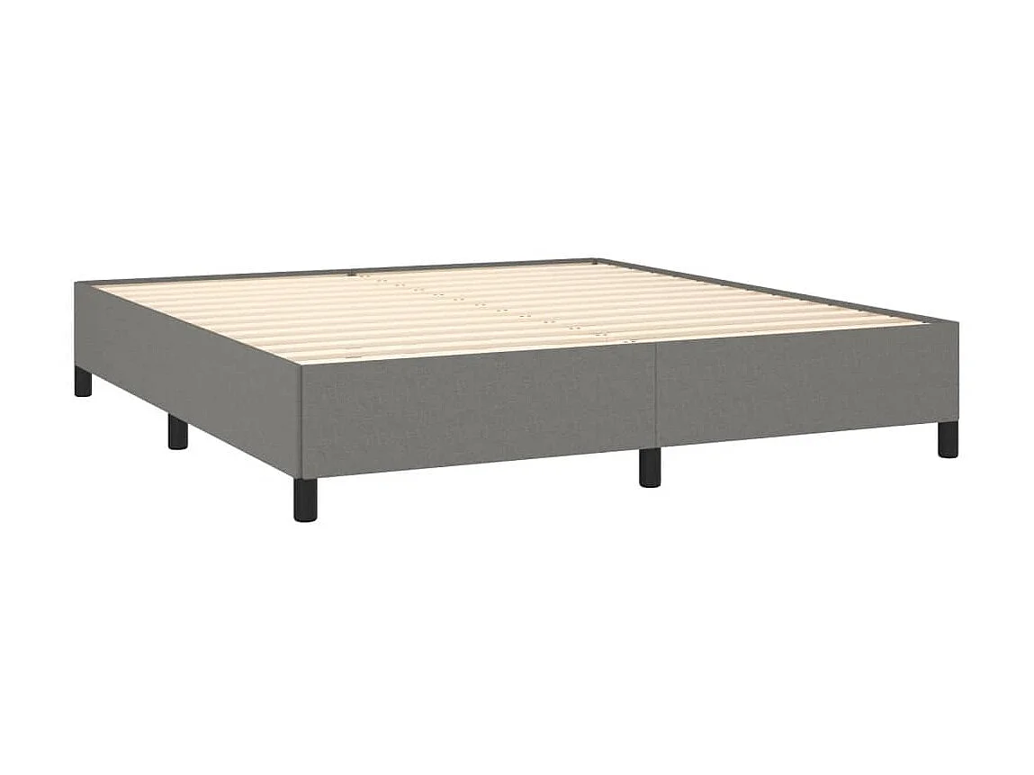 Bedframe stof donkergrijs 180x200 cm NL45975