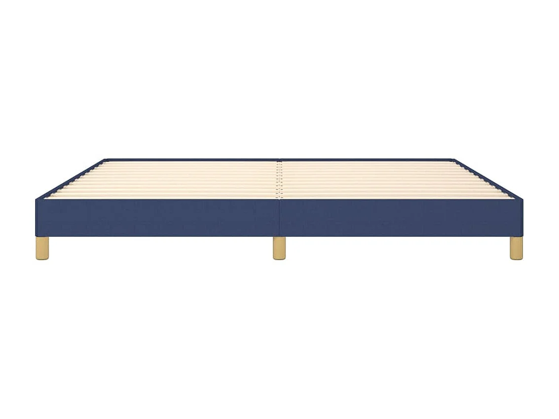 Cama 200x200 cm de tela gris taupe azul ES94352