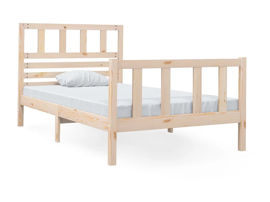 Bedframe massief hout 90x190 cm NL45442