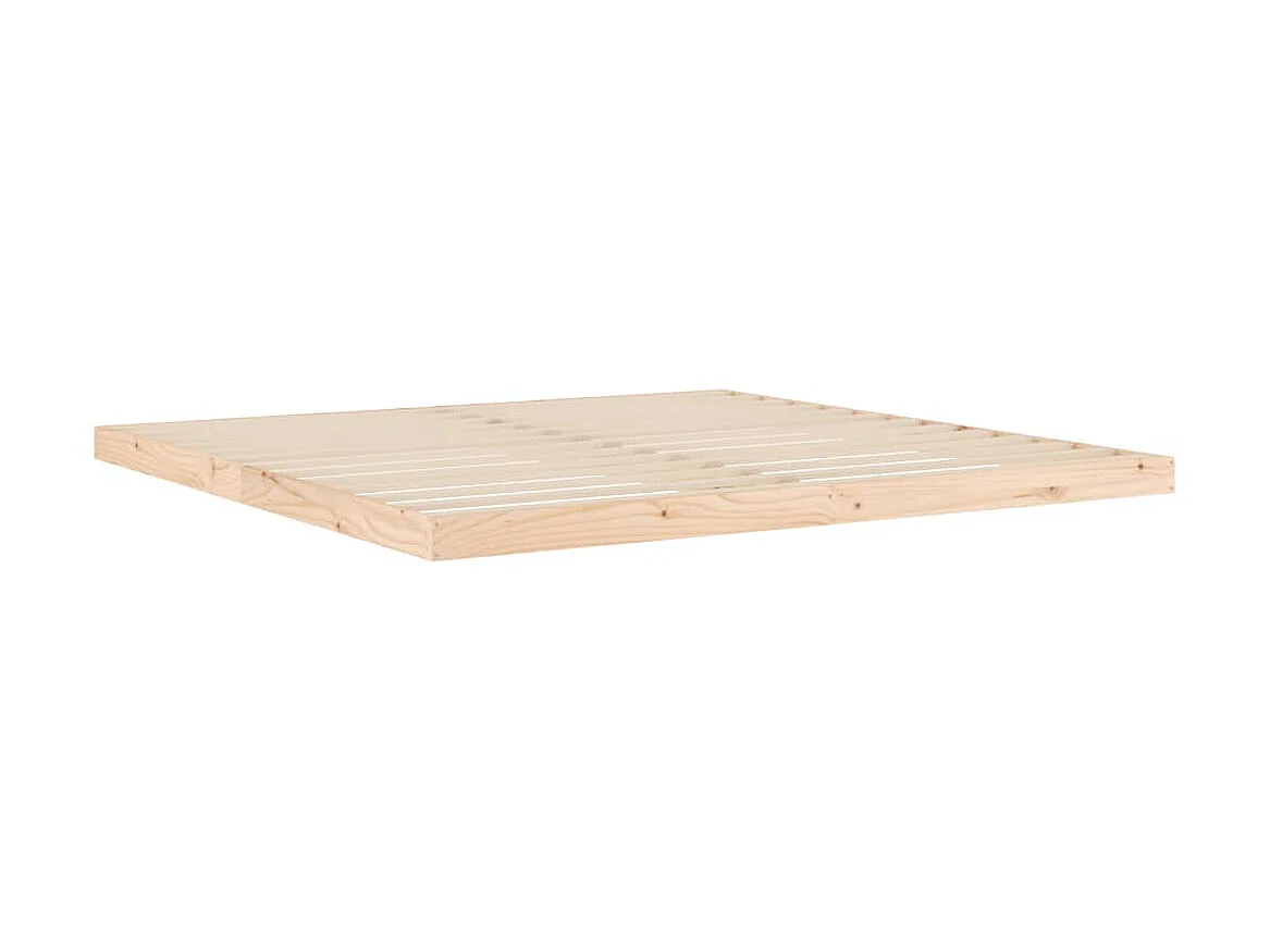 Lit-200x200 cm bois de pin massif EGGB44365