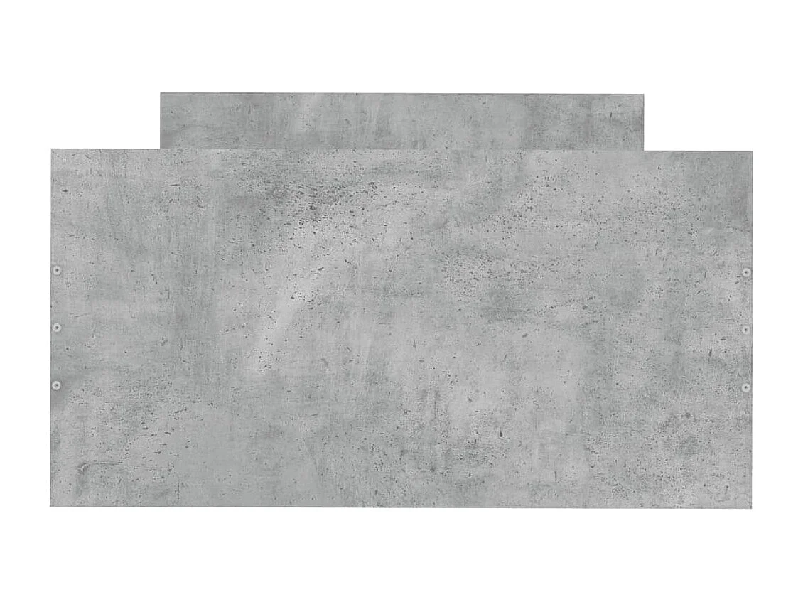 Cama solteiro derivados de madeira cinzento cimento PT495420