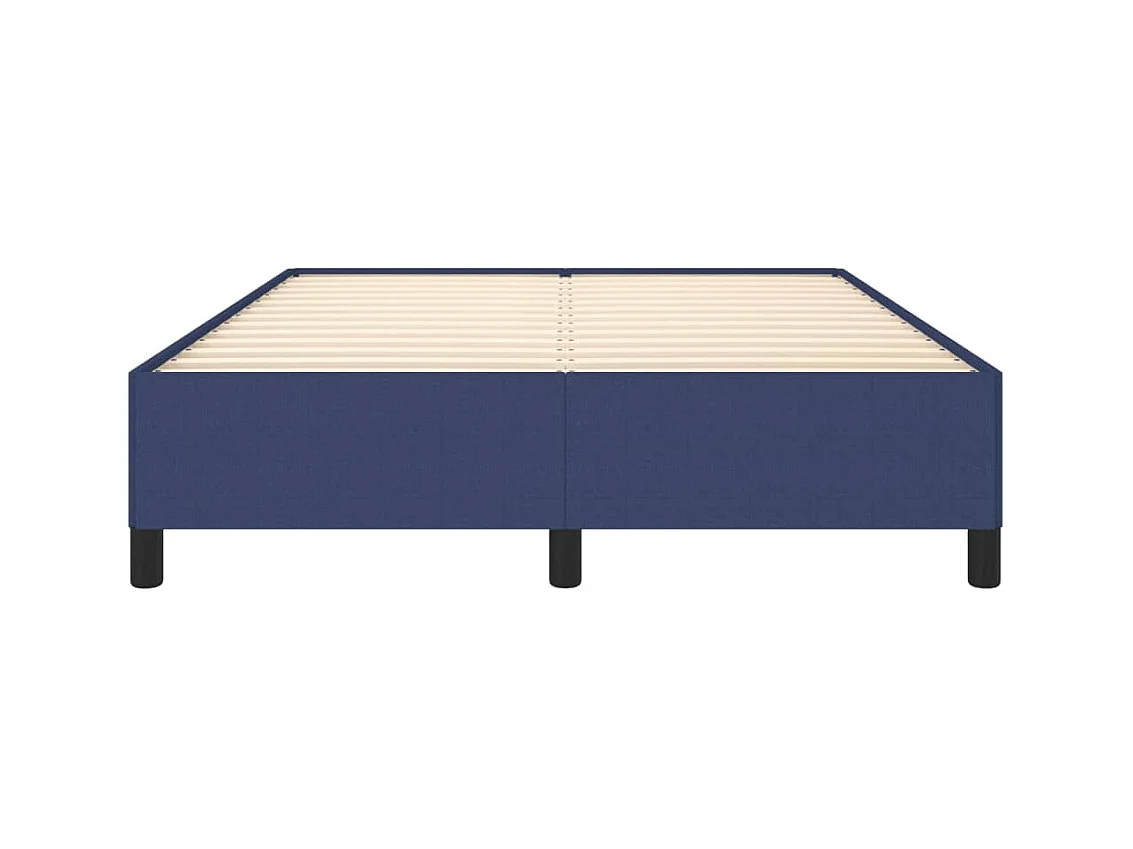 Bedframe stof blauw 140x190 cm NL99911