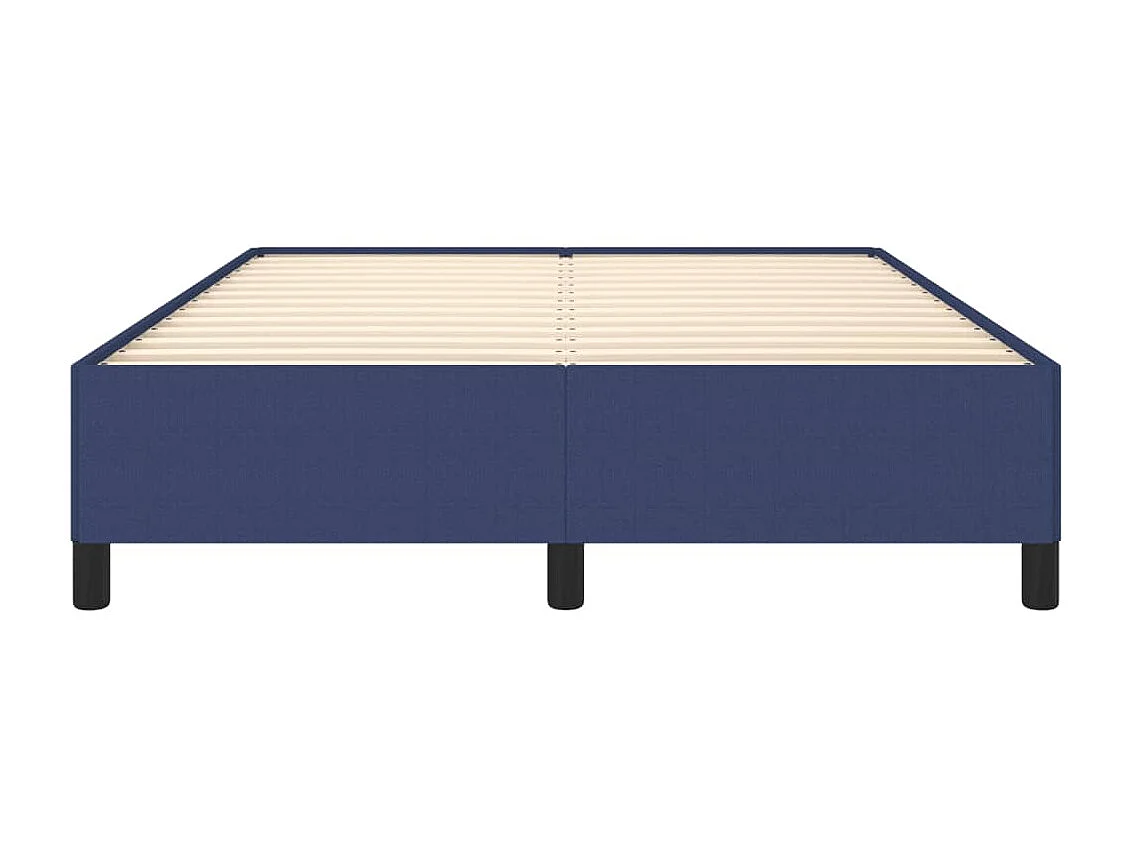 Lit-140x190 cm Bleu Tissu EGGB86907