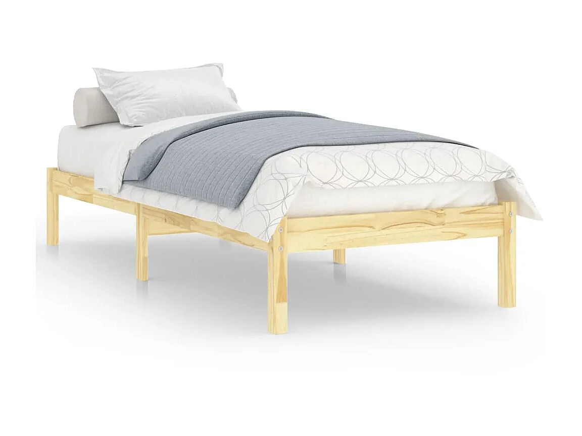 Lit-90x200 cm bois de pin massif EGGB61651