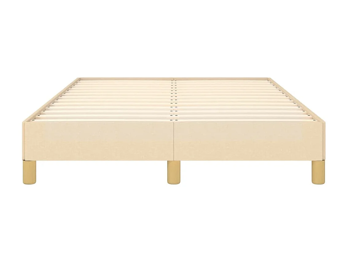 Lit-120x200 cm Crème Tissu EGGB31349