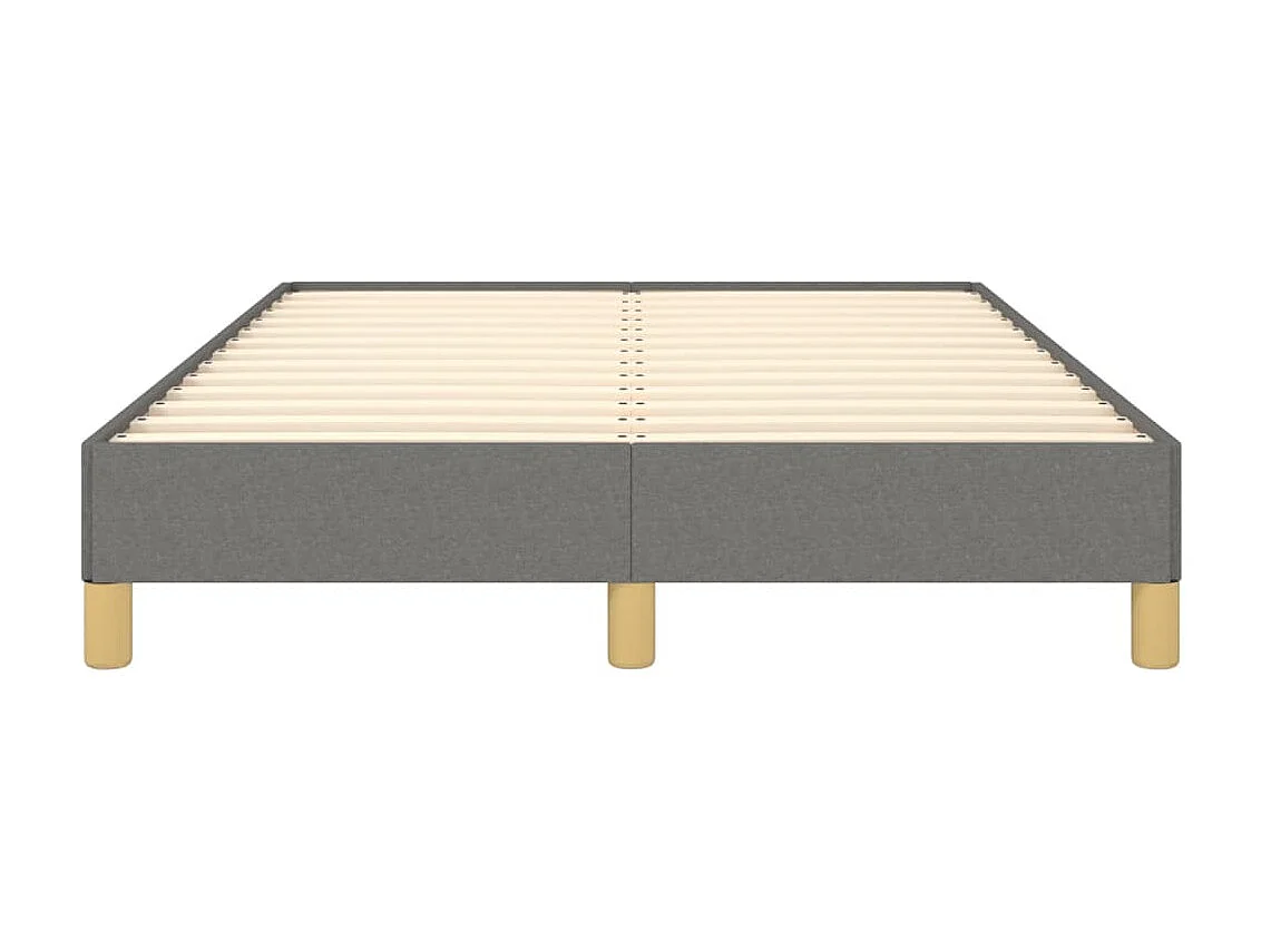 Cama 120x200 cm tecido cinzento-escuro PT754497