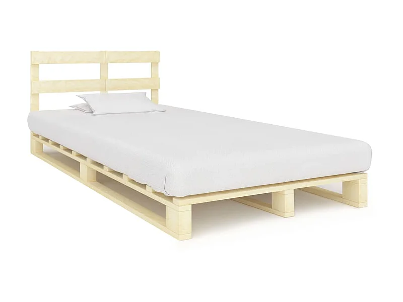 Bedframe pallet massief grenenhout 120x200 cm NL78974