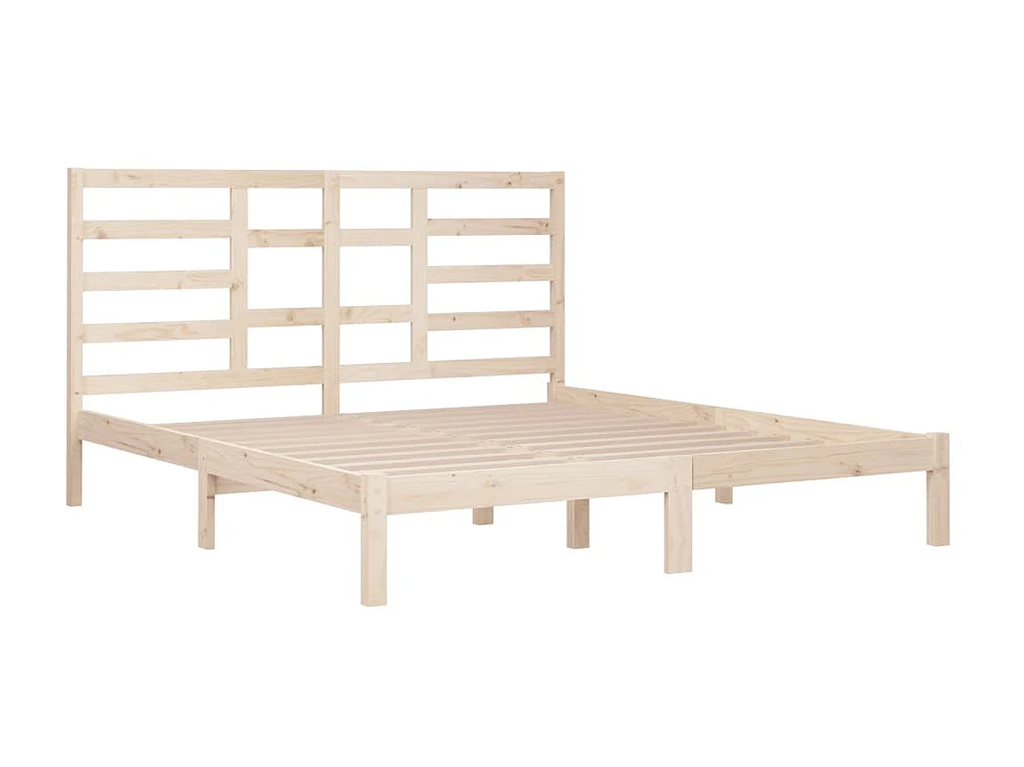 Cama 200x200 cm de madera maciza ES32753