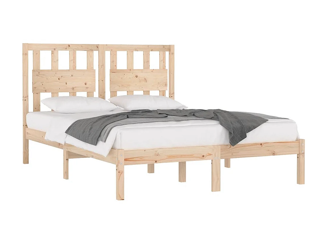 Bedframe massief grenenhout 135x190 cm NL88200