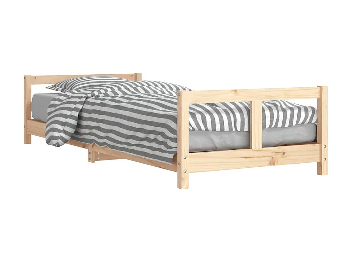 Lit-80x200 cm pour enfants bois de pin massif EGGB21735