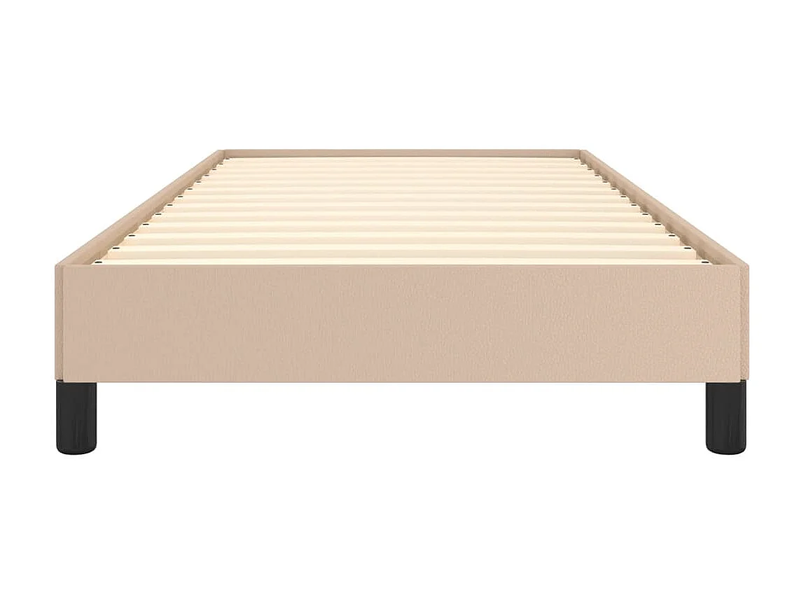 Lit-100x200 cm Cappuccino Similicuir EGGB72810