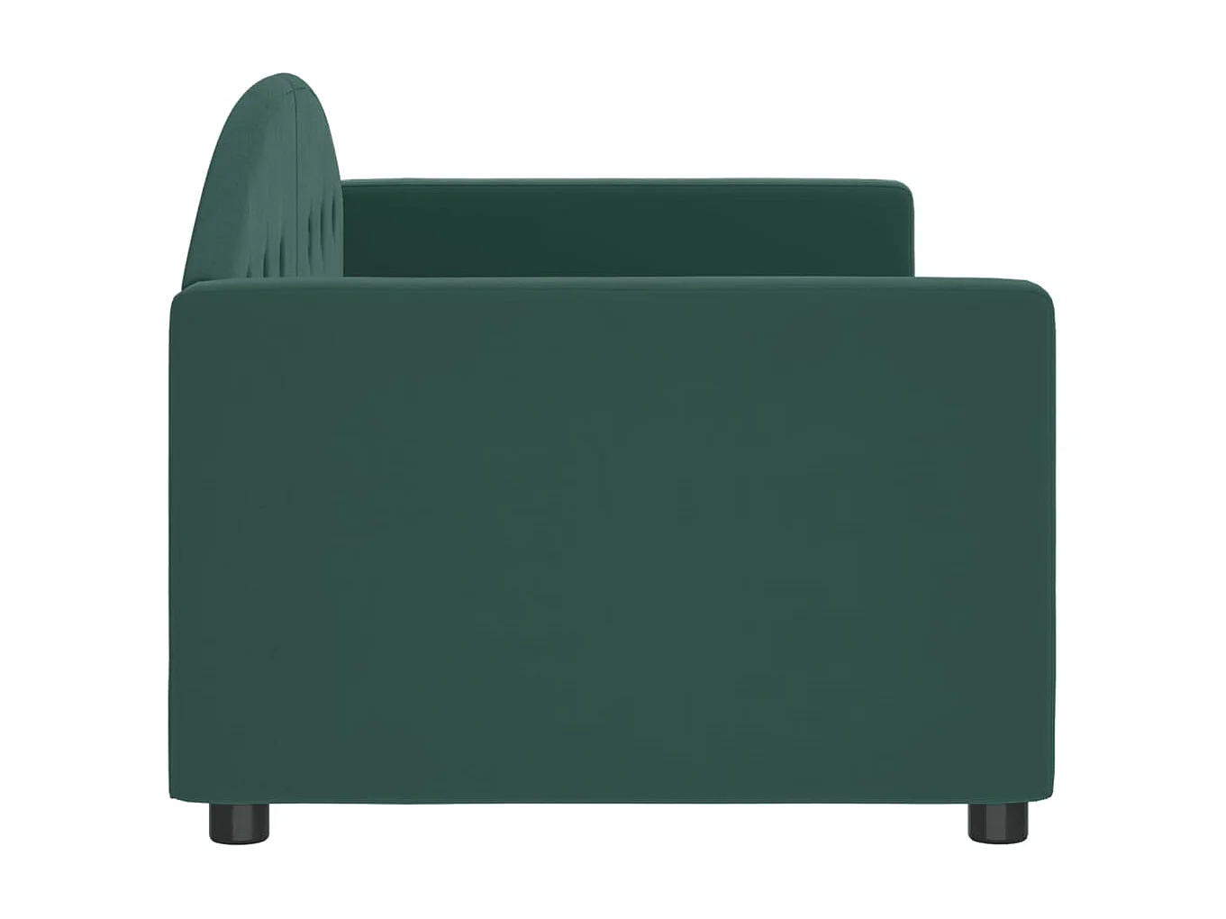 Lit-80x200 cm de repos vert foncé velours EGGB76481