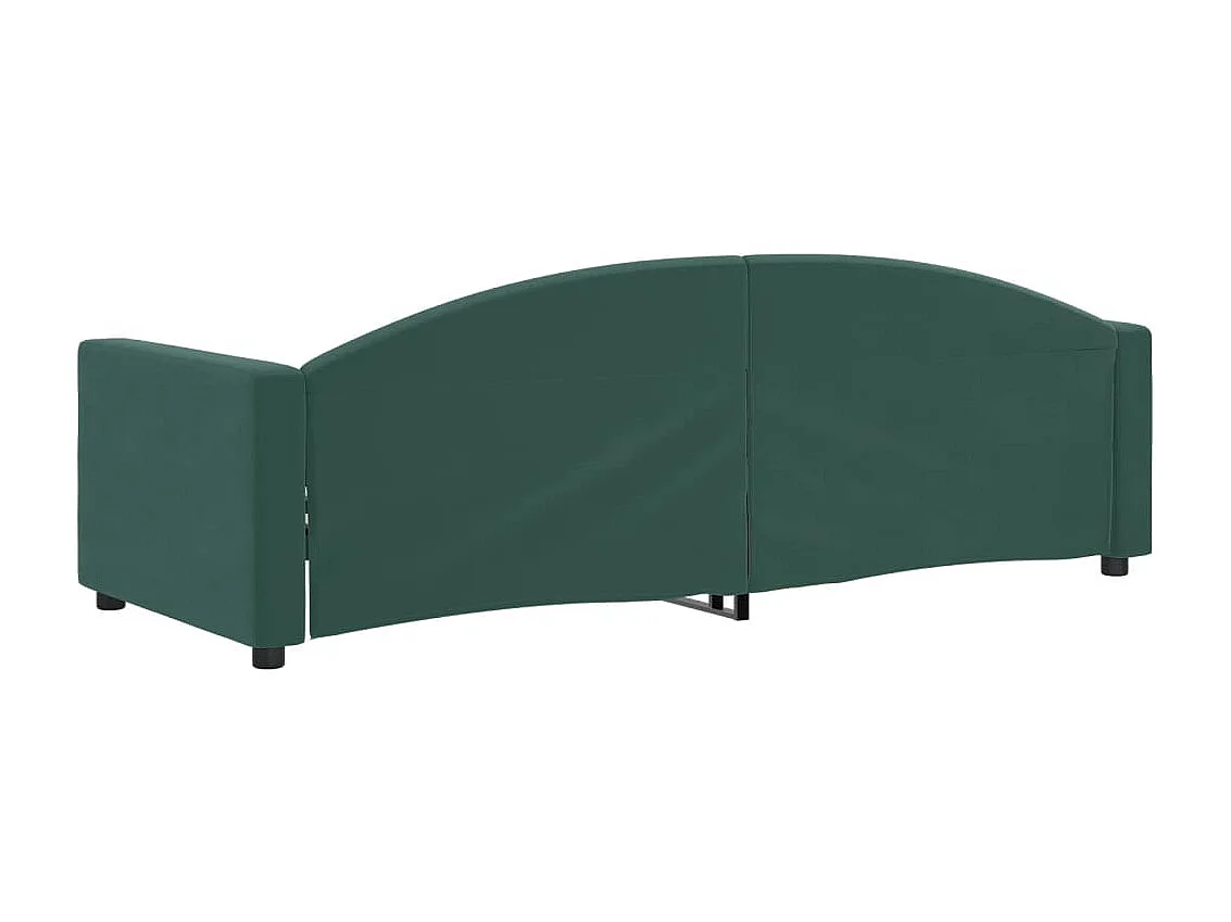 Tagesbett,Sofabett Dunkelgrün 80x200 cm Samt -gkd76981
