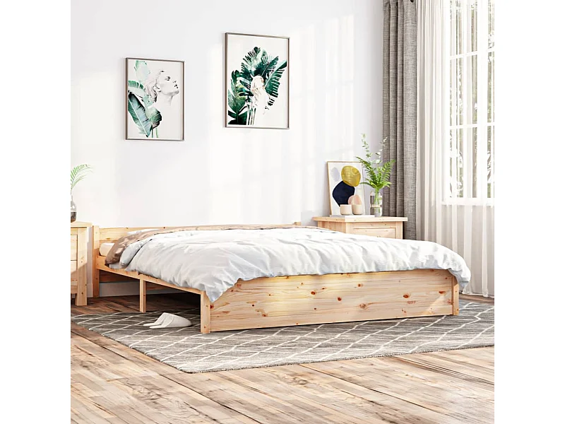 Bedframe massief hout 180x200 cm NL18540