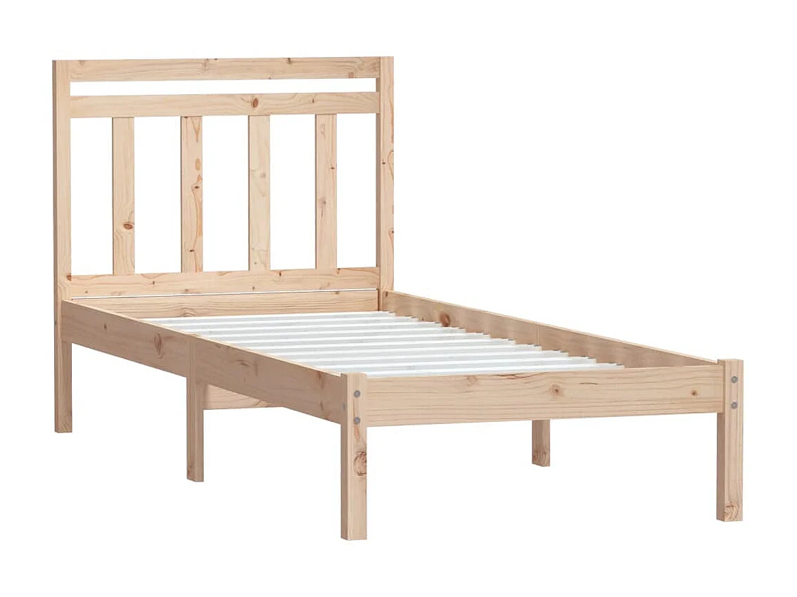 Bedframe massief hout 75x190 cm NL45290
