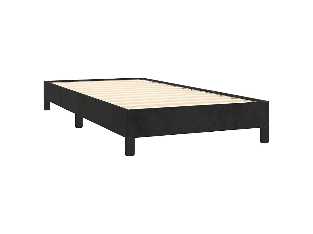 Lit-90x200 cm Noir Velours EGGB74963