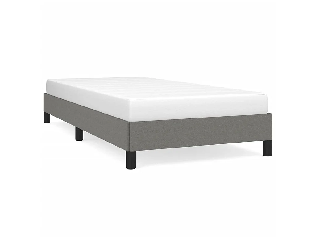 Bedframe stof donkergrijs 100x200 cm NL94248