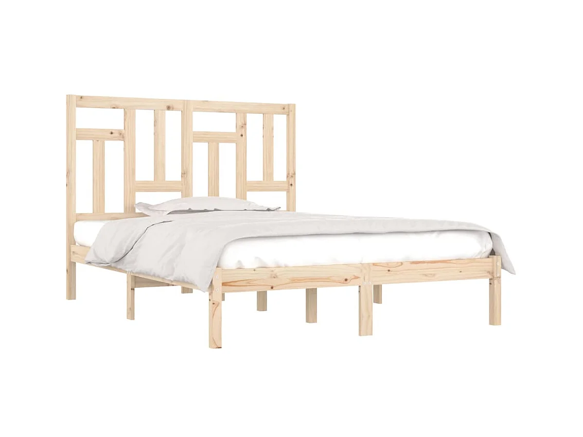 Lit-120x200 cm Bois de pin massif EGGB81271
